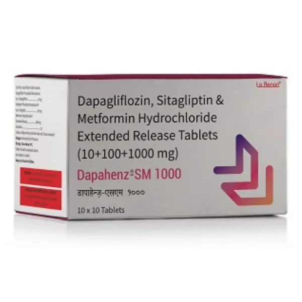 Dapahenz-SM 1000 Tablet 10's