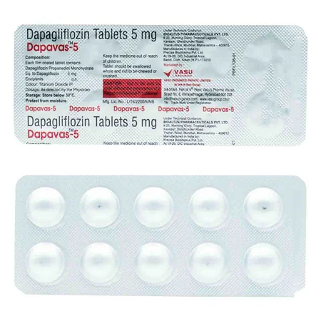 Dapavas-5 Tablet 10's