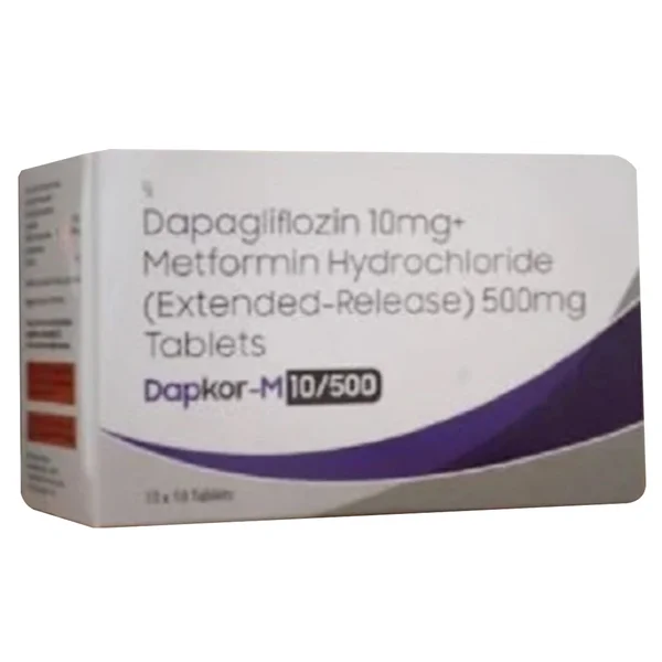 Dapkor-M 10/500 Tablet 10's