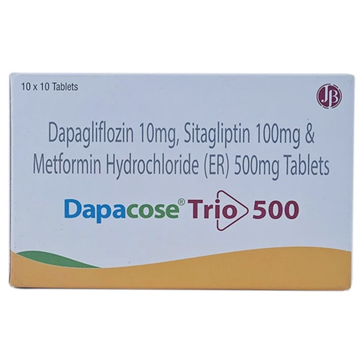 Dapacose Trio 500 Tablet 10's, Pack of 10 TabletS Dapacose Trio 500 Tablet 10's, Pack of 10 TabletS