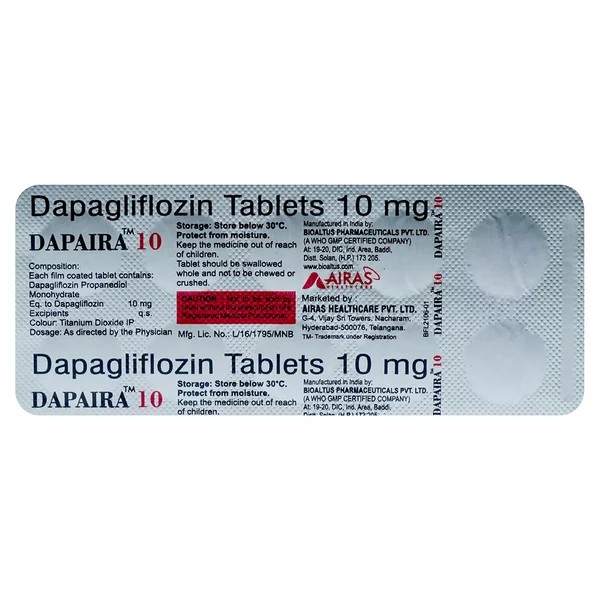 Dapaira 10 Tablet 10's