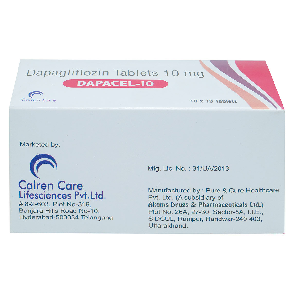 Dapacel-10 Tablet 10's, Pack of 10 CAPSULES Dapacel-10 Tablet 10's, Pack of 10 CAPSULES