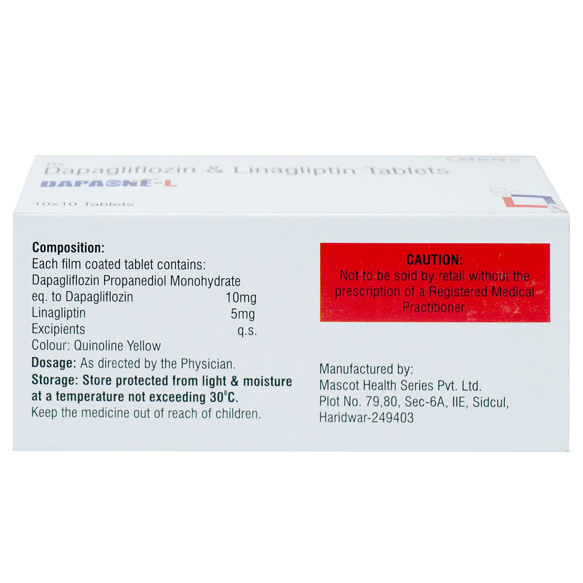 Dapaone-L Tablet 10's, Pack of 10 TabletS Dapaone-L Tablet 10's, Pack of 10 TabletS