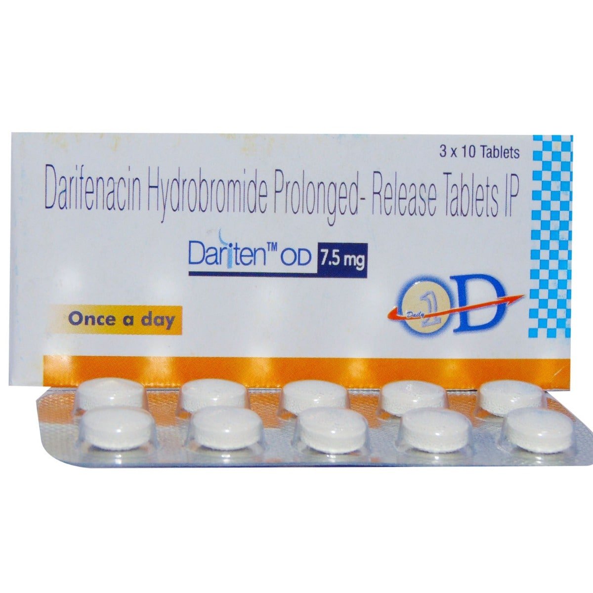 Dariten OD 7.5 Tablet 10's, Pack of 10 TabletS Dariten OD 7.5 Tablet 10's, Pack of 10 TabletS