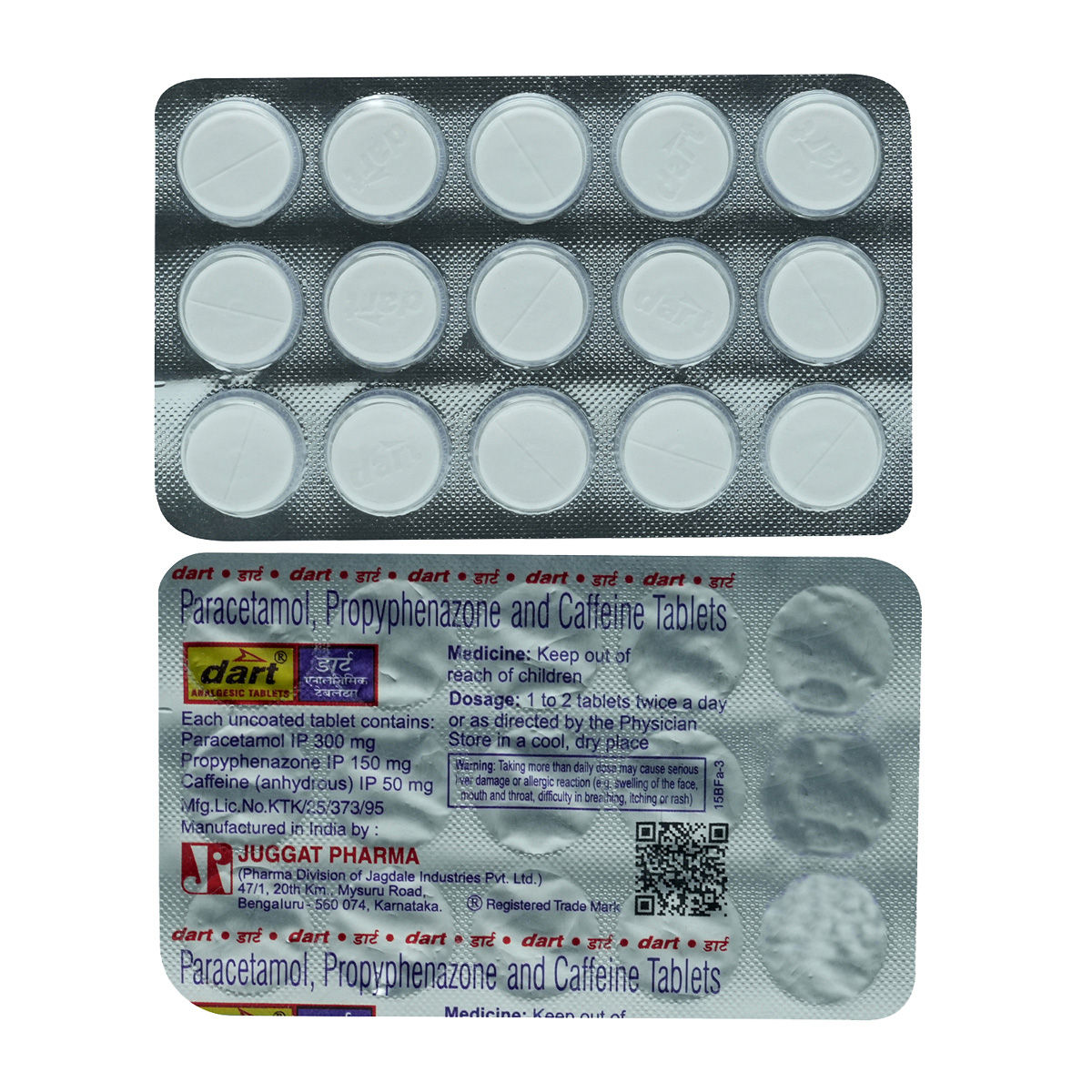 Dart Tablet 15's Price, Uses, Side Effects, Composition Apollo Pharmacy