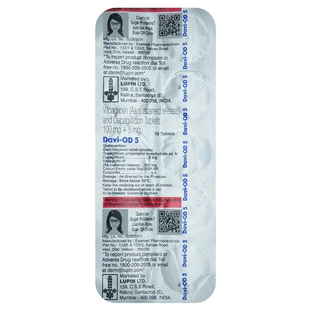 Davi-OD 5 Tablet 10's
