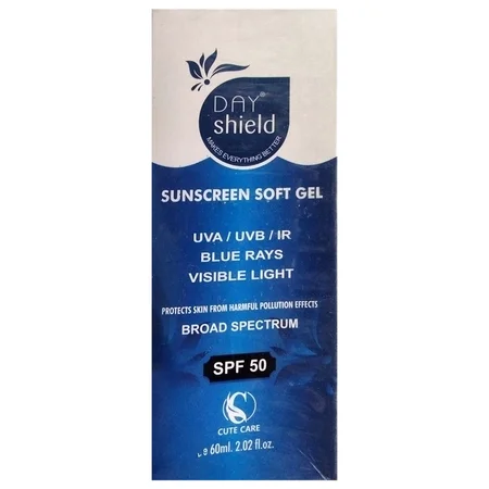 Day Shield SPF50 SunScreen Soft Gel, 60 ml