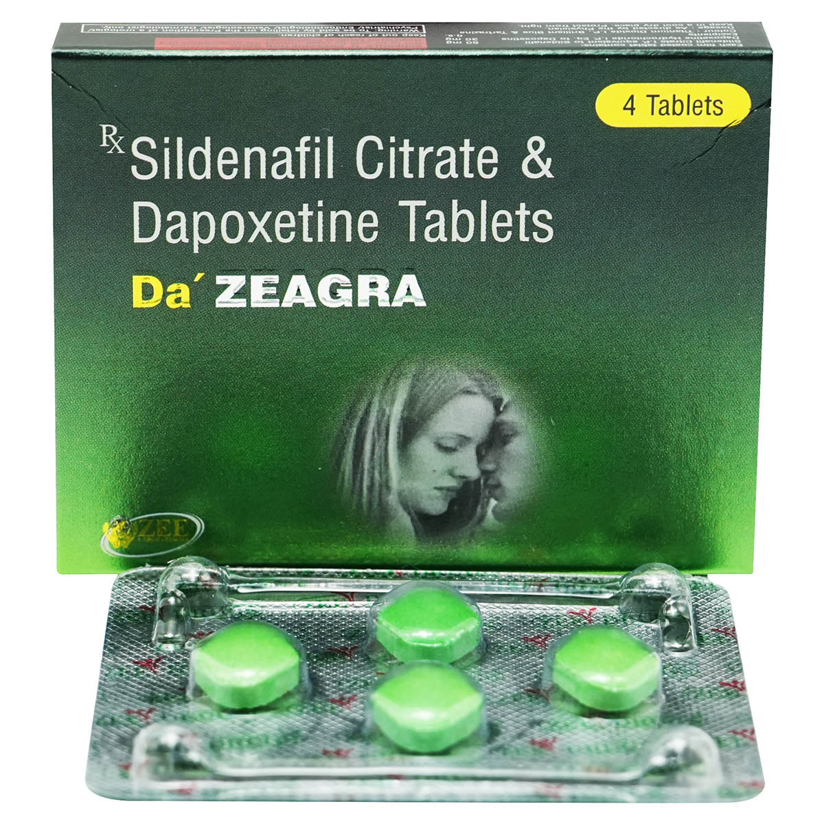 Da Zeagra Tablet 4's, Pack of 4 TABLETS Da Zeagra Tablet 4's, Pack of 4 TABLETS