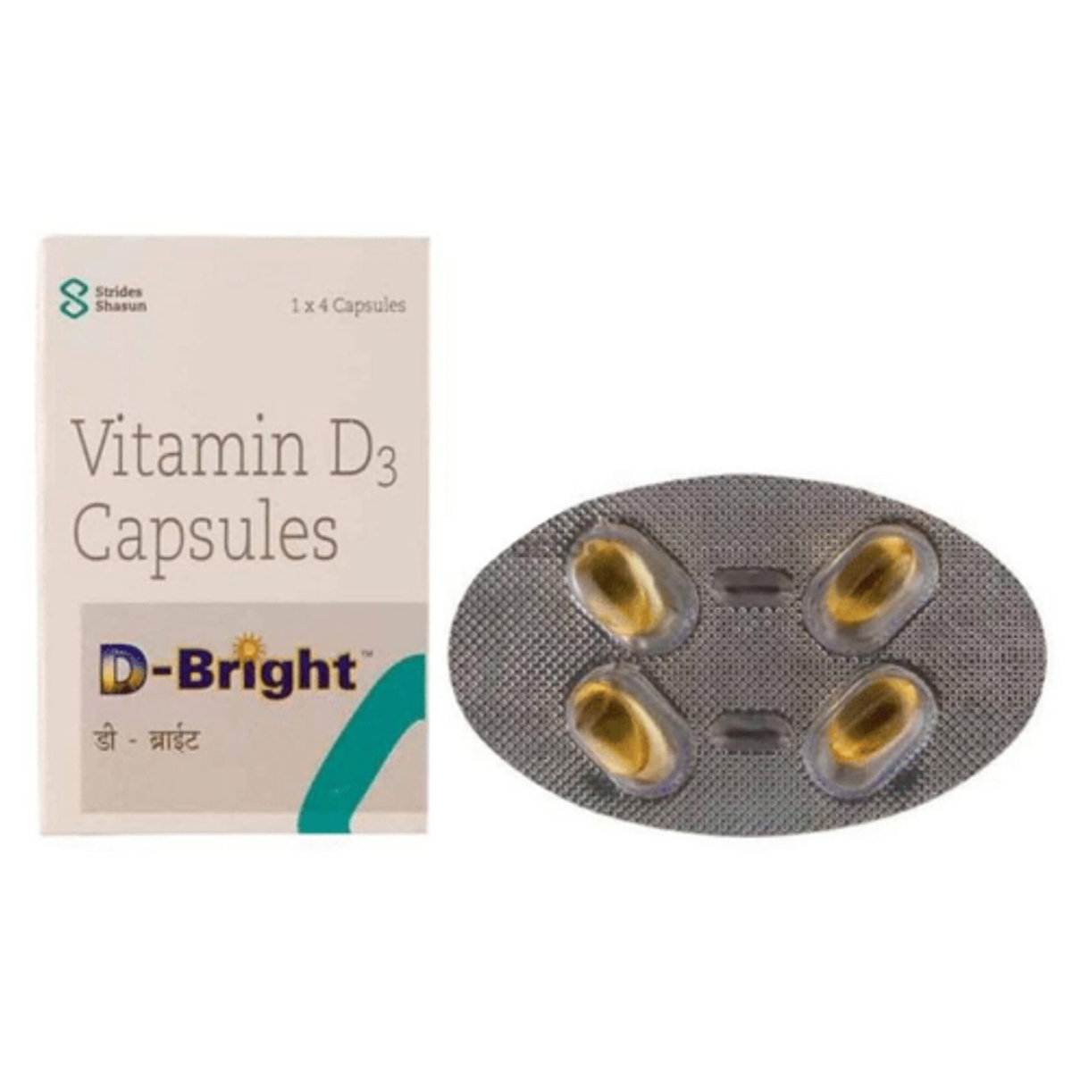 D-Bright Capsule 4's, Pack of 4 IndiaS D-Bright Capsule 4's, Pack of 4 IndiaS