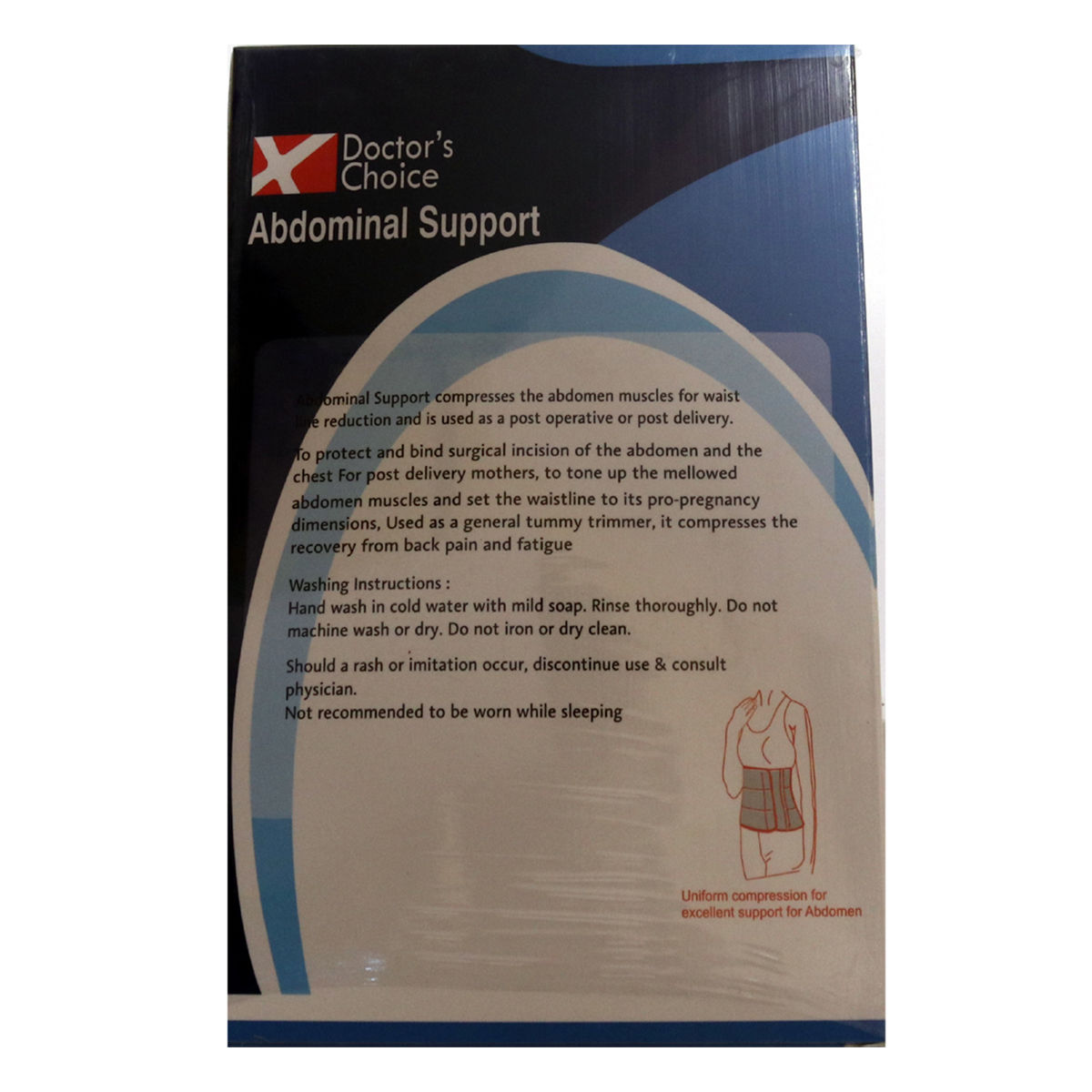 Doctor's Choice Abdominal Support Large, 1 Count Price, Uses, Side