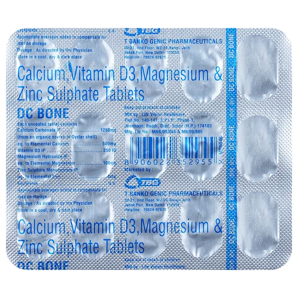 DC Bone Tablet 15's, Pack of 15 TABLETS