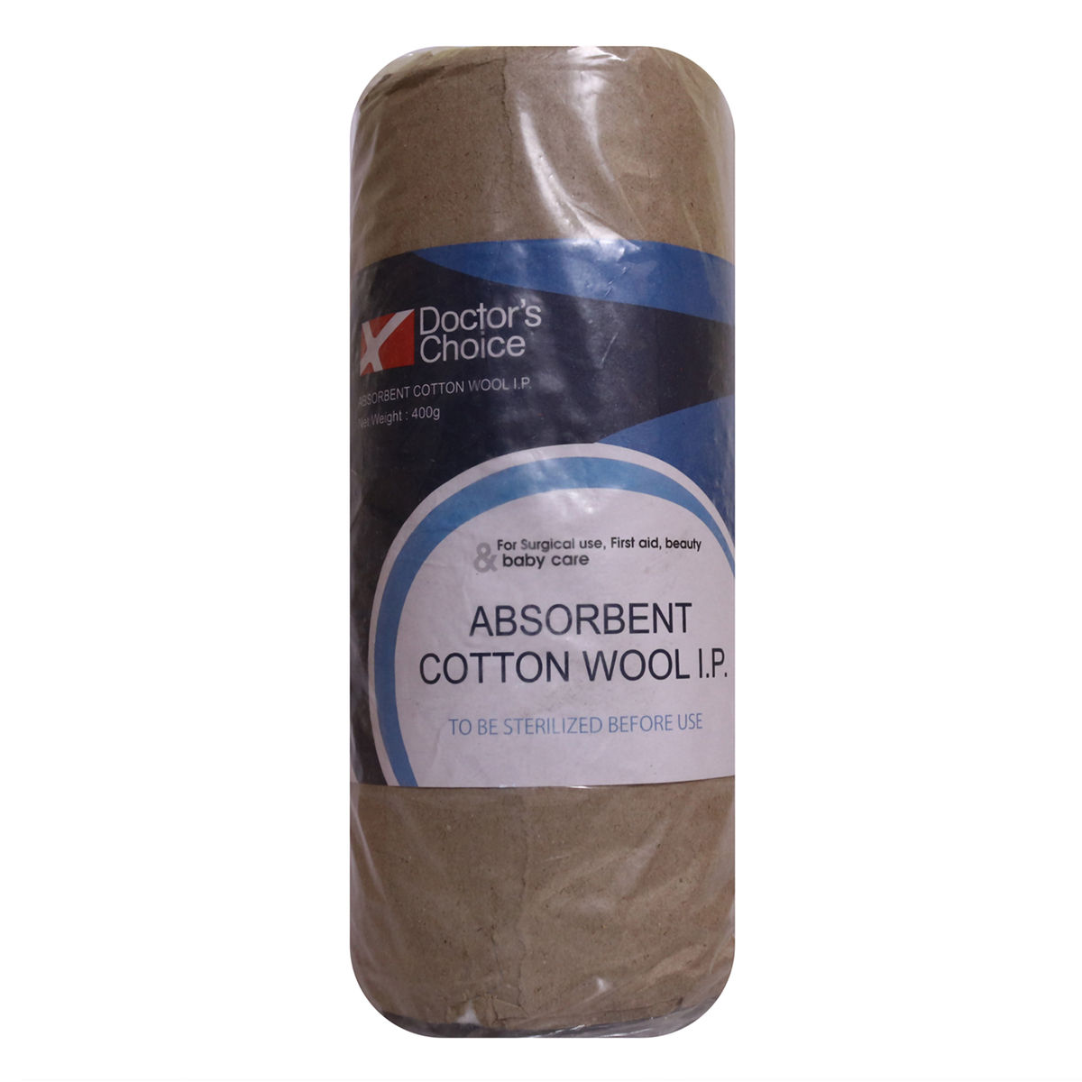 Buy Doctor's Choice Absorbent Cotton, 400 gm Online