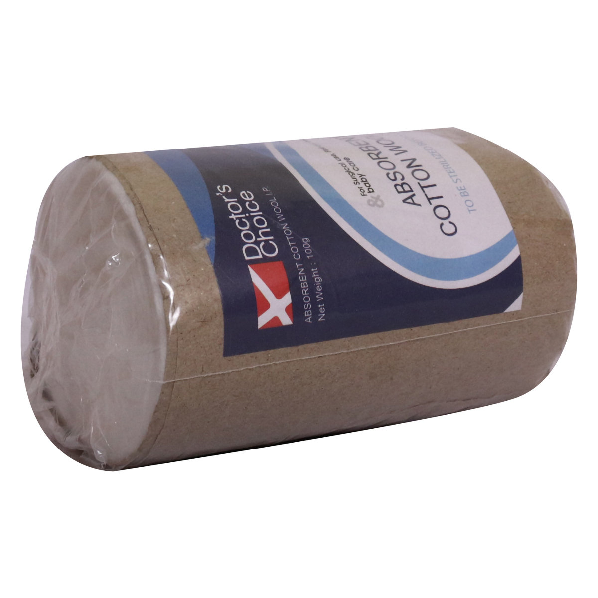 Doctor's Choice Absorbent Cotton Wool I.P., 100 gm, Pack of 1 Doctor's Choice Absorbent Cotton Wool I.P., 100 gm, Pack of 1