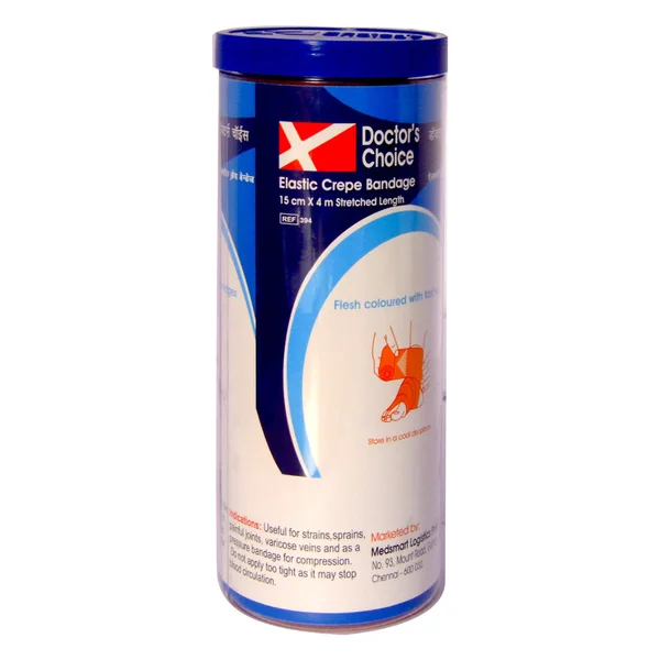 Doctor's Choice Elastic Crepe Bandage 15 cm x 4 m, 1 Count, Pack of 1
