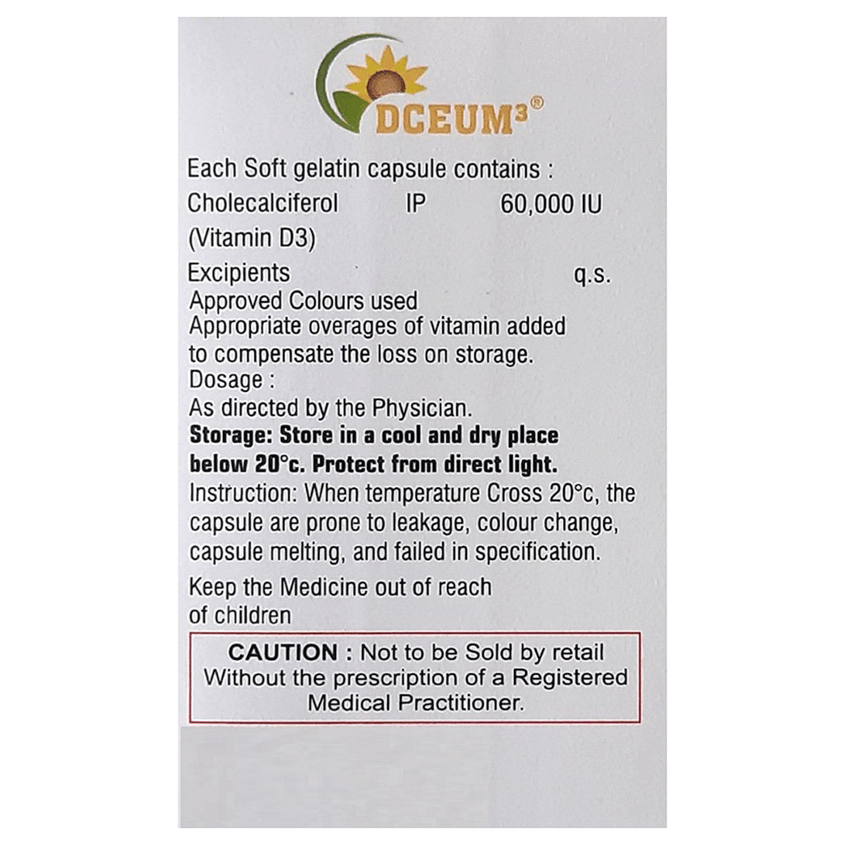 Dceum 3 Softgel Capsule 4's, Pack of 4 CapsuleS Dceum 3 Softgel Capsule 4's, Pack of 4 CapsuleS