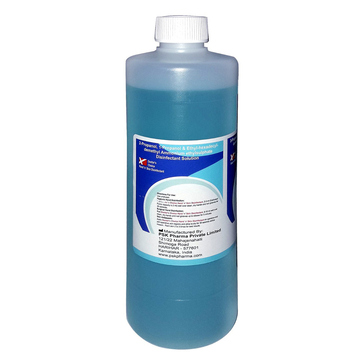 Doctor's Choice Hand 'n' Skin Disinfectant Solution, 500 ml, Pack of 1 Doctor's Choice Hand 'n' Skin Disinfectant Solution, 500 ml, Pack of 1