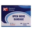 Doctor's Choice Wove Bandage 15 cm x 3 m, 10 Count