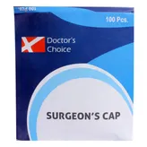 Doctor's Choice Surgeon's Blue Cap, 100 Count, Pack of 100
