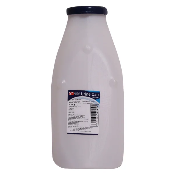 Doctor's Choice Unisex Urine Can With Handle, 1 Count, Pack of 1