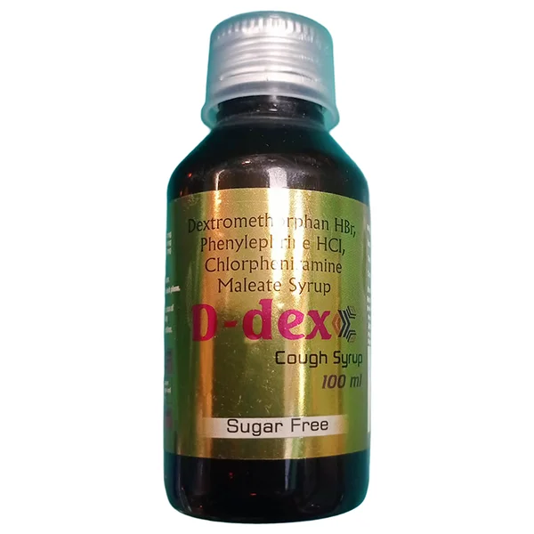 D-Dex Sugar Free Cough Syrup 100 ml