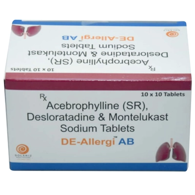 De-Allergi AB Tablet 10's, Pack of 10 TABLETS