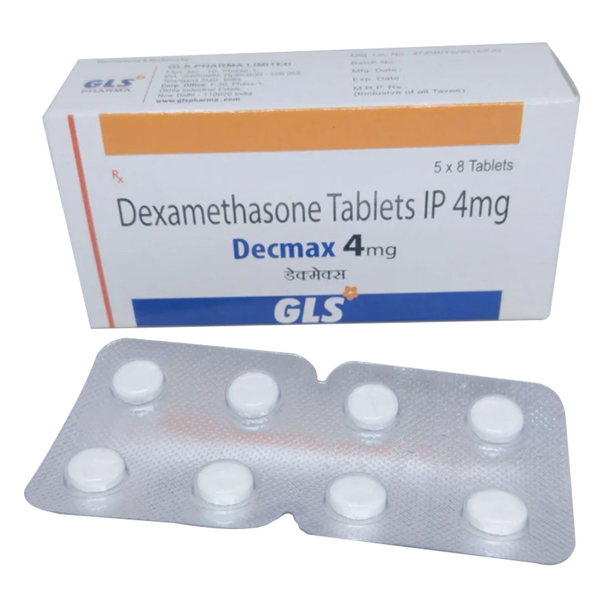 Buy Decmax 4mg Tablet 8's Online