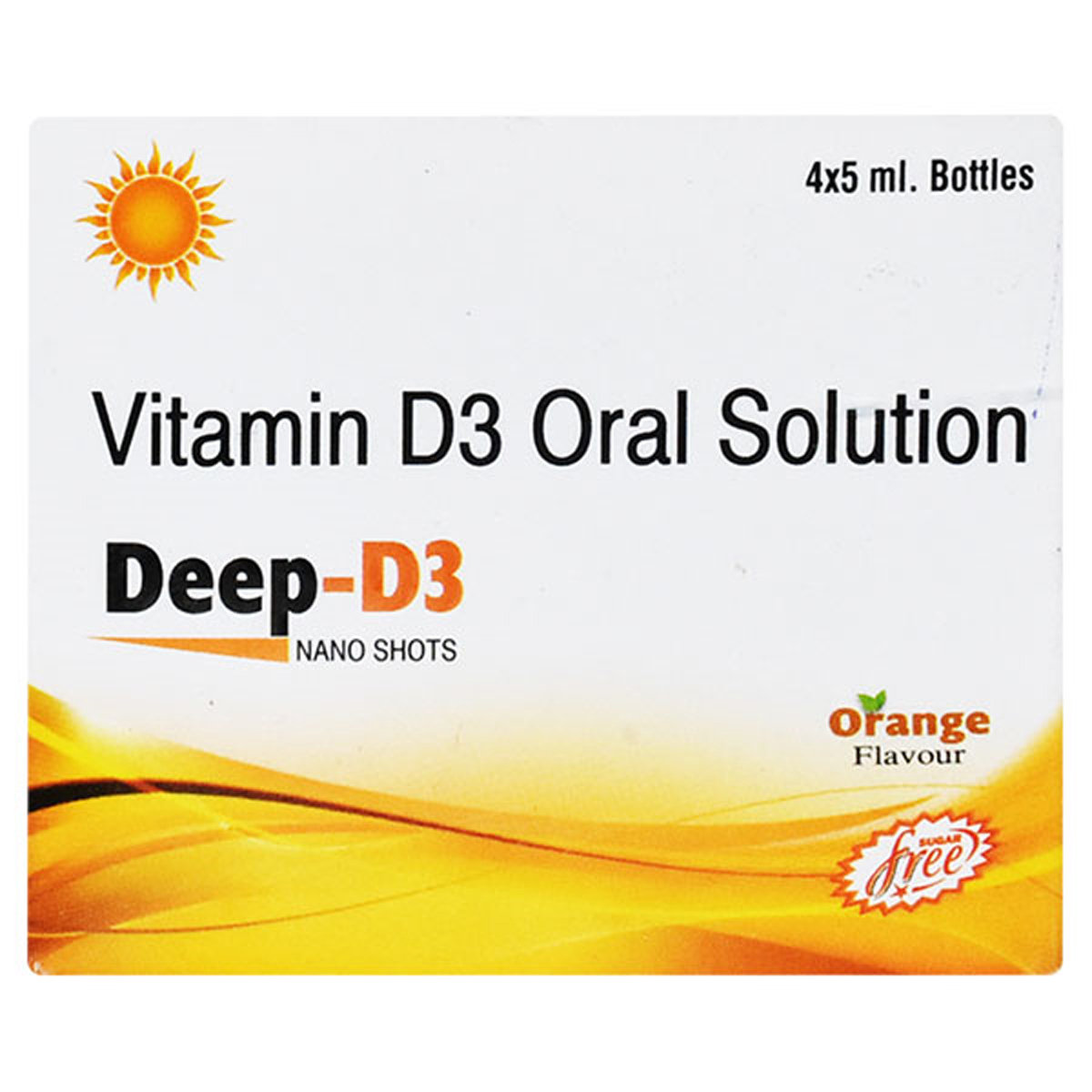 Deep-D3 Nano Shot Sugar Free Orange Oral Solution 5 ml, Pack of 1 Deep-D3 Nano Shot Sugar Free Orange Oral Solution 5 ml, Pack of 1