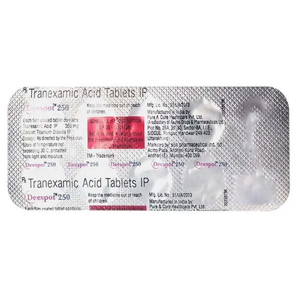 Deespot 250 Tablet 10's, Pack of 10 TABLETS