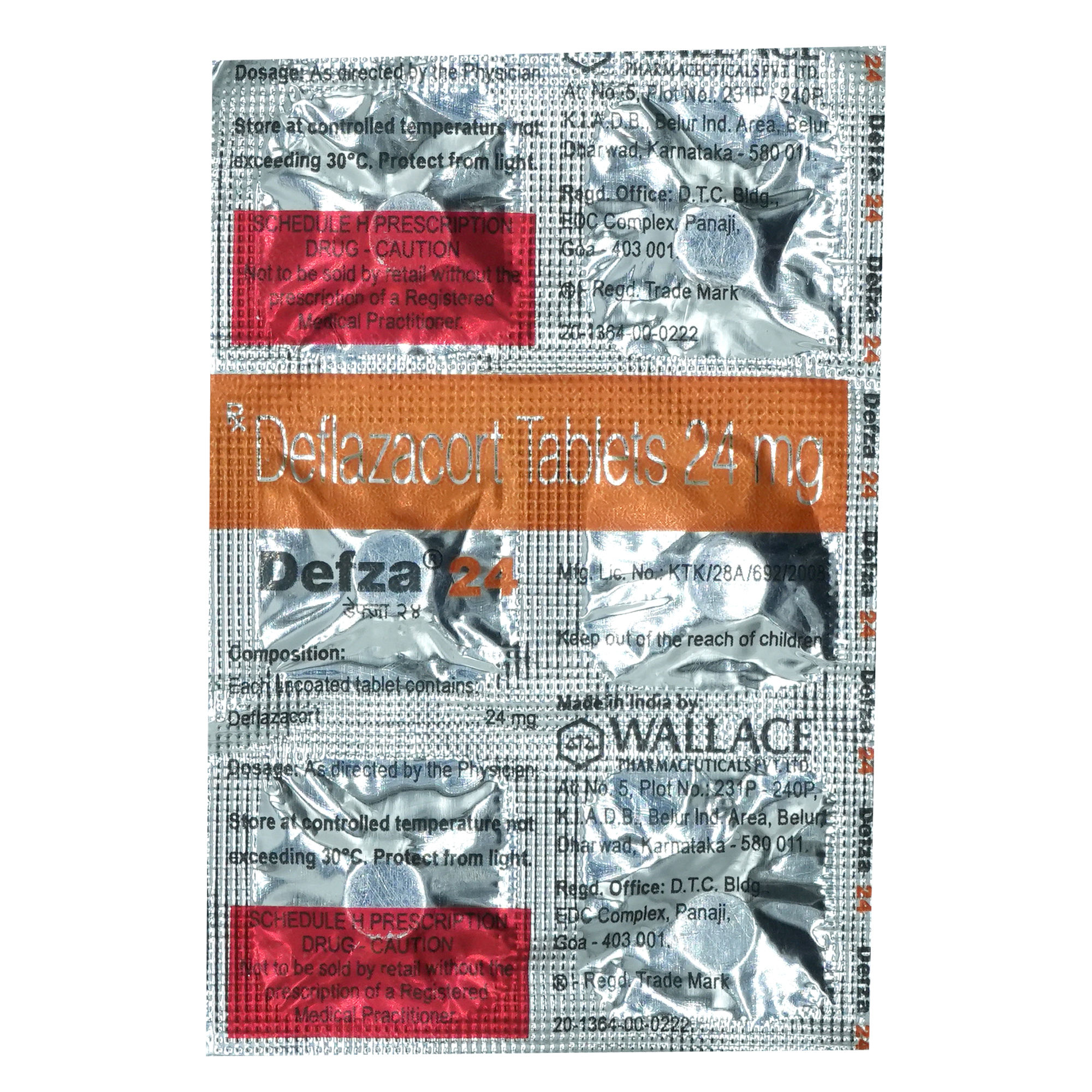 Defza 24 Tablet 6's Price, Uses, Side Effects, Composition Apollo