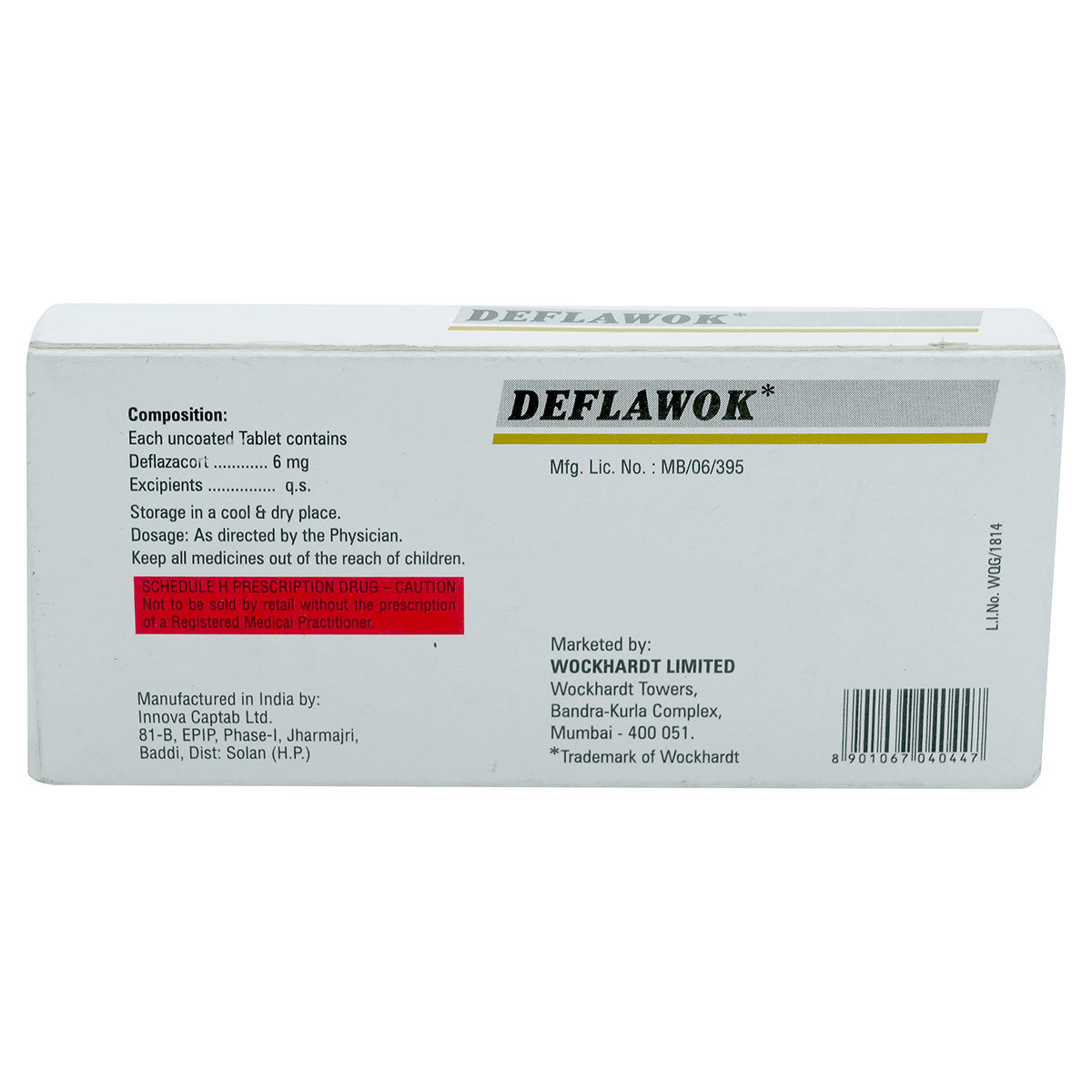 Deflawok 6 Tablet 10's, Pack of 10 TabletS Deflawok 6 Tablet 10's, Pack of 10 TabletS