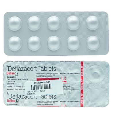 Deflax-12 mg Tablet 10's, Pack of 10 TabletS