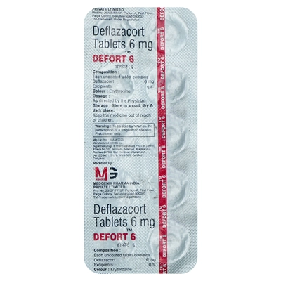 Defort-6 Tablet 10's, Pack of 10 TabletS