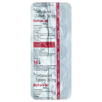 Defort-30 Tablet 10's, Pack of 10 TabletS