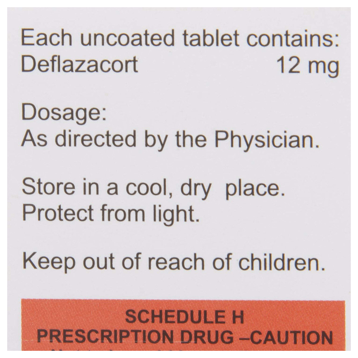 Defcort 12 Tablet 10's, Pack of 10 TabletS Defcort 12 Tablet 10's, Pack of 10 TabletS