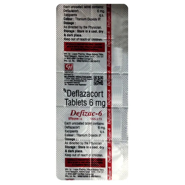 Defizac-6 Tablet 10's, Pack of 10 TABLETS