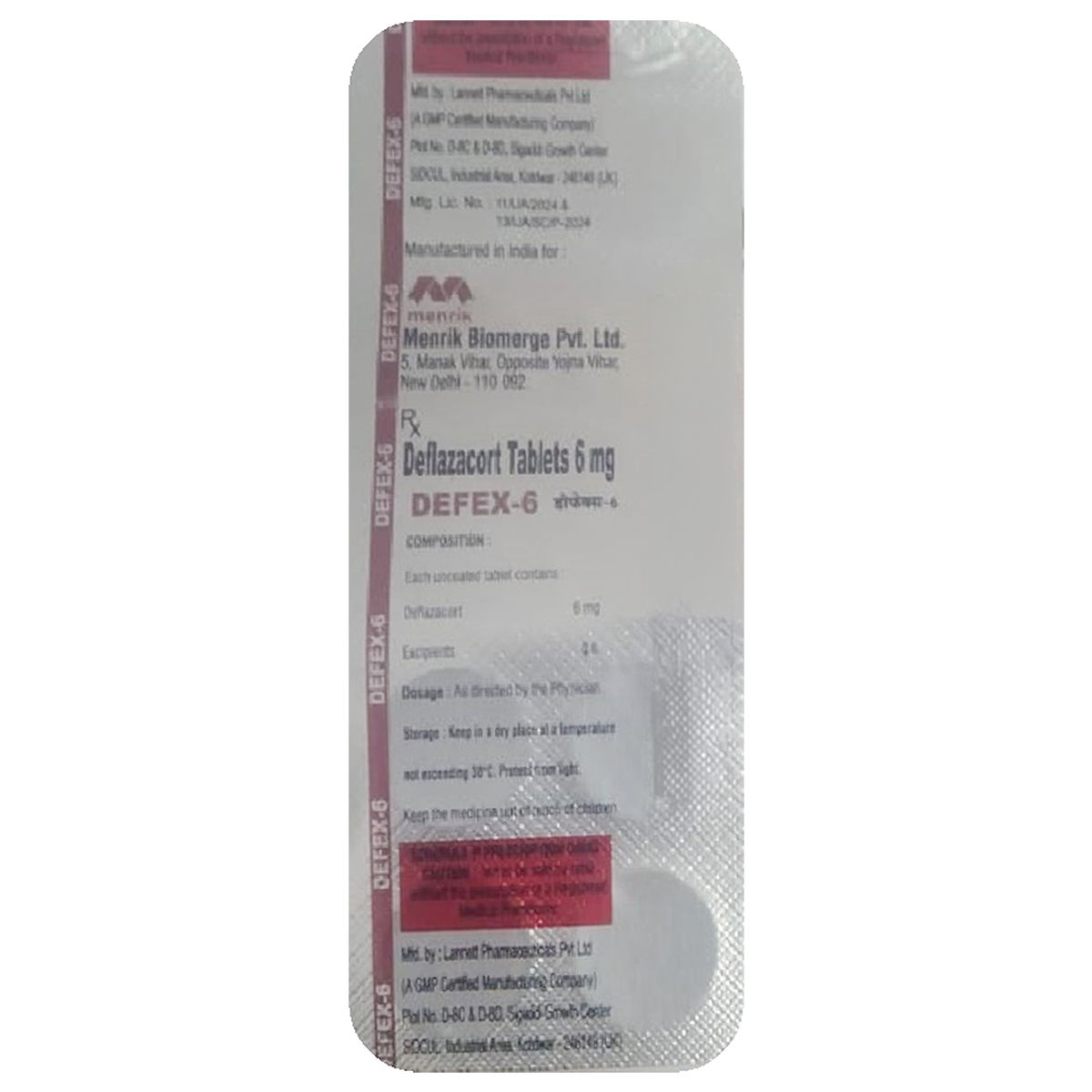 Buy Defex-6 Tablet 10's online | Uses, Side Effects, Price and ...