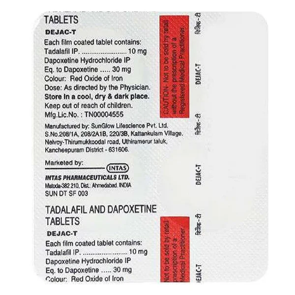 Dejac T Tablet 4's, Pack of 4