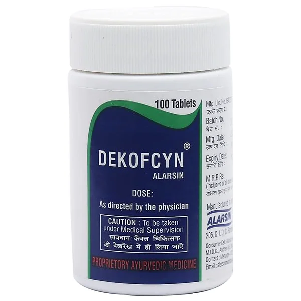 Alarsin Dekofcyn, 100 Tablets, Pack of 1