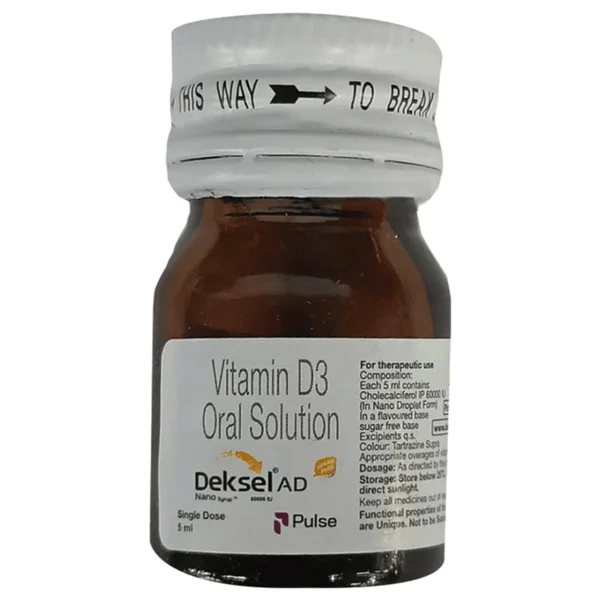 Deksel AD Sugar Free Nano 60000IU Syrup 5 ml