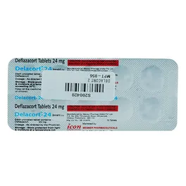 Delacort 24 mg Tablet | Uses, Side Effects, Price | Apollo Pharmacy