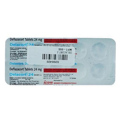 Delacort 24 mg Tablet 10's, Pack of 10 IndiaS