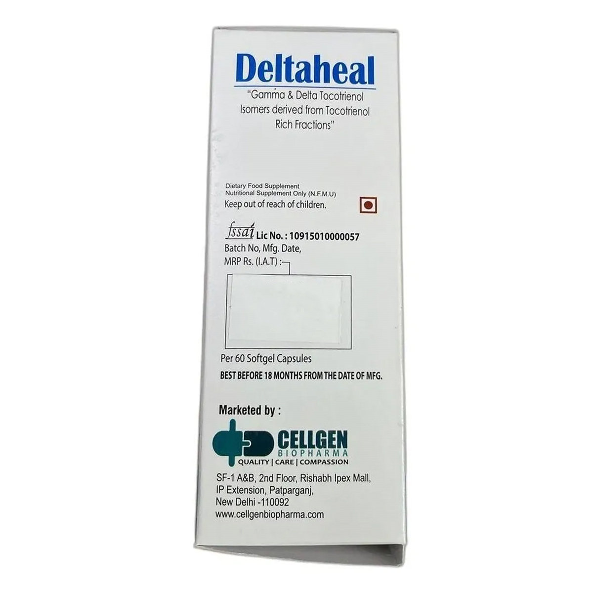 Deltaheal Softgel Capsule 60's, Pack of 1 Capsule Deltaheal Softgel Capsule 60's, Pack of 1 Capsule