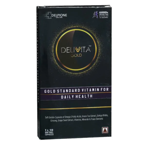 Delivita Gold Softgel Capsule 10's