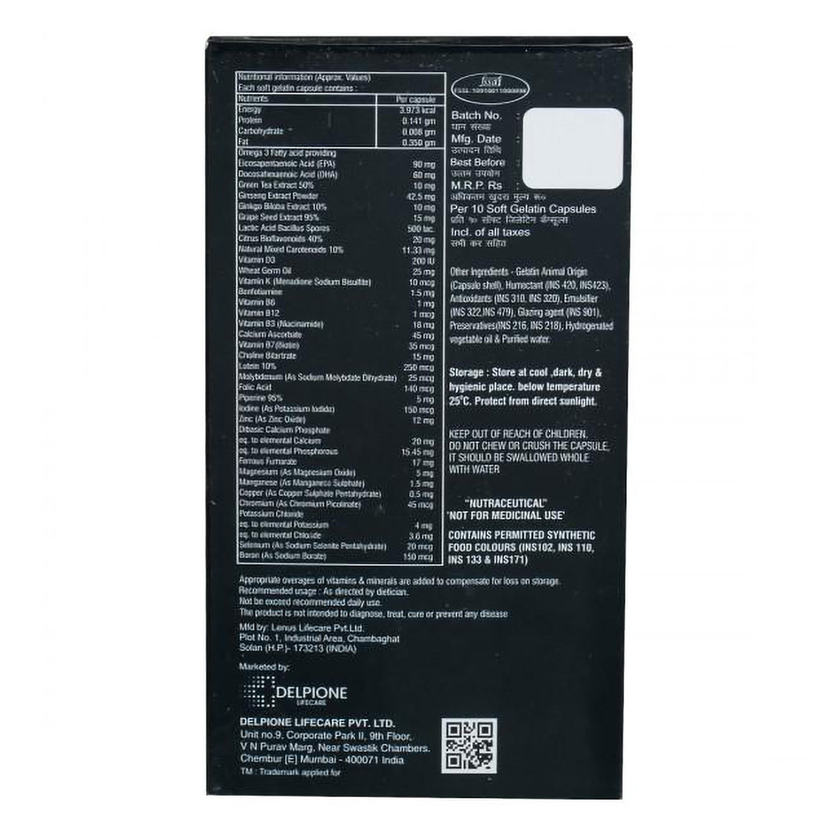 Delivita Gold Softgel Capsule 10's, Pack of 10 Delivita Gold Softgel Capsule 10's, Pack of 10