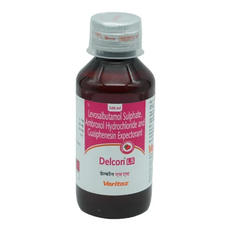 Delcon LS Delicious Raspberry Flavour Expectorant 100 ml
