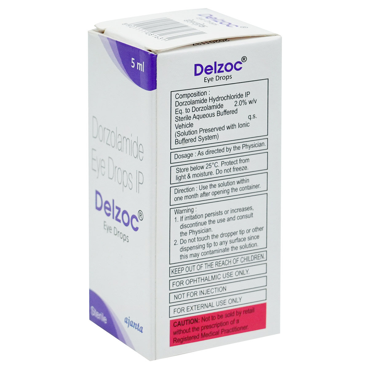 Delzoc Eye Drops 5 ml, Pack of 1 Eye Drops Delzoc Eye Drops 5 ml, Pack of 1 Eye Drops