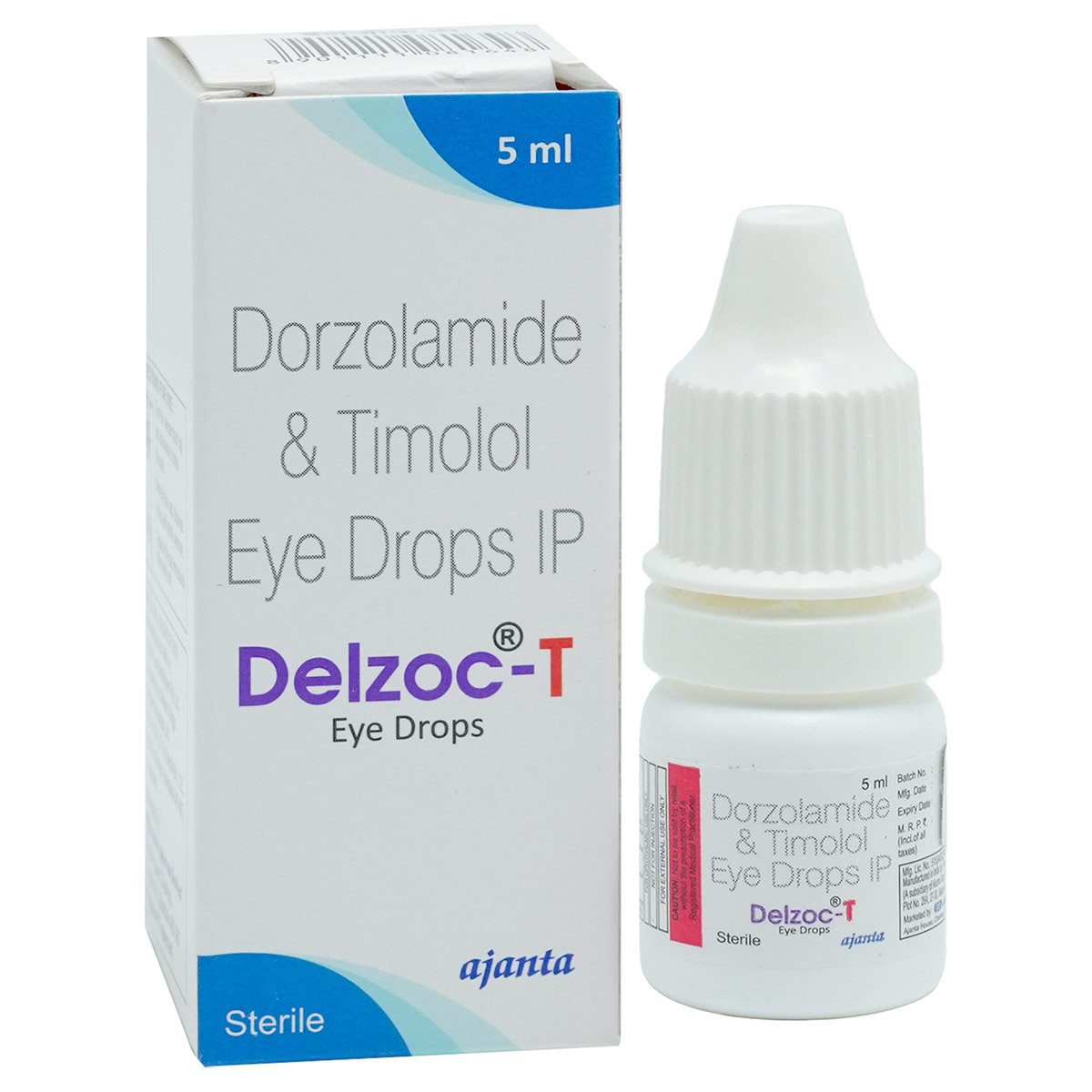 Delzoc-T Eye Drops 5 ml, Pack of 1 Delzoc-T Eye Drops 5 ml, Pack of 1
