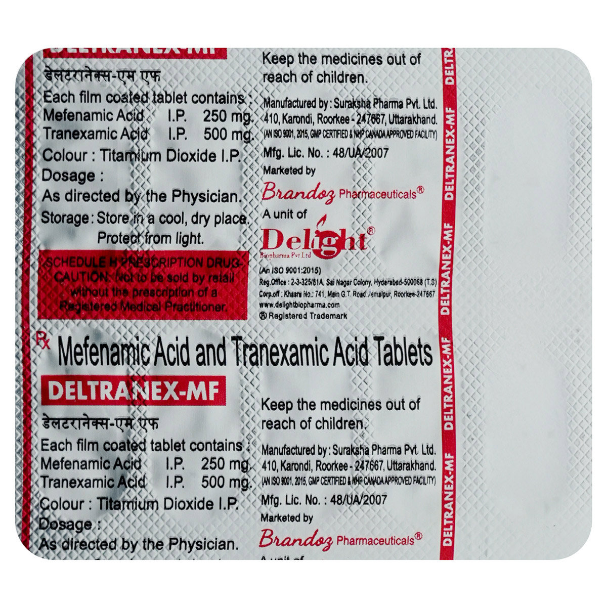 Deltranex-MF Tablet 10's, Pack of 10 Deltranex-MF Tablet 10's, Pack of 10