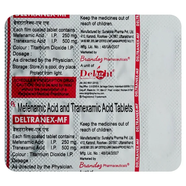 Deltranex-MF Tablet 10's
