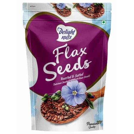 Delight Nuts Roasted And Salted Flax Seeds, 200 gm